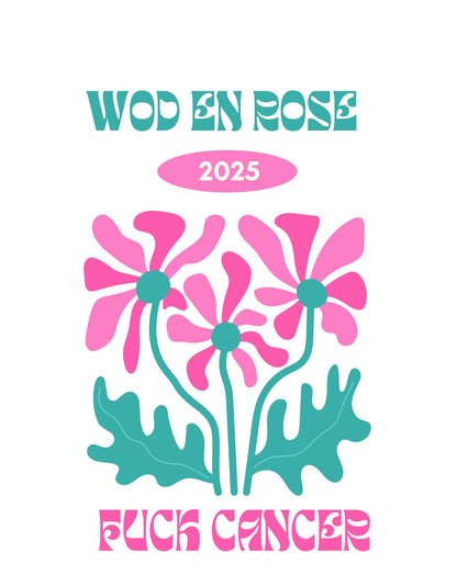 T-Shirt Wod en Rose